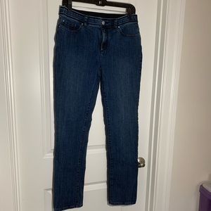 Medium Wash Straight Leg Jeans